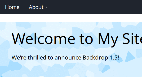 Desktop Responsive dropdown menus in Backdrop 1.5